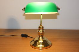 Vintage Banker Lampe