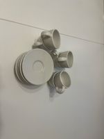 6er-Set IKEA Kaffeetassen mit Untertassen