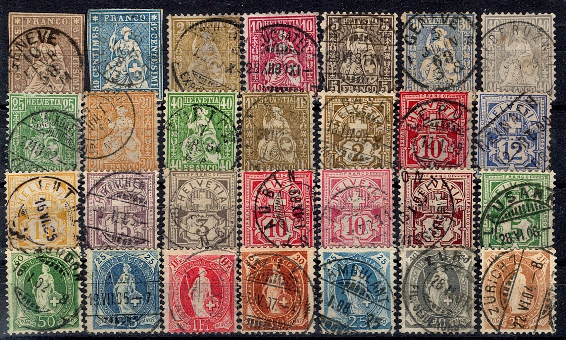 Alle Briefmarken: Altschweiz (775) – Gebraucht aus Burgdorf von blinky01