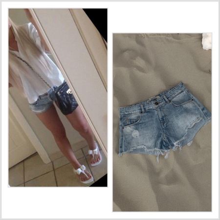 Kurze Jeanshose 5.-