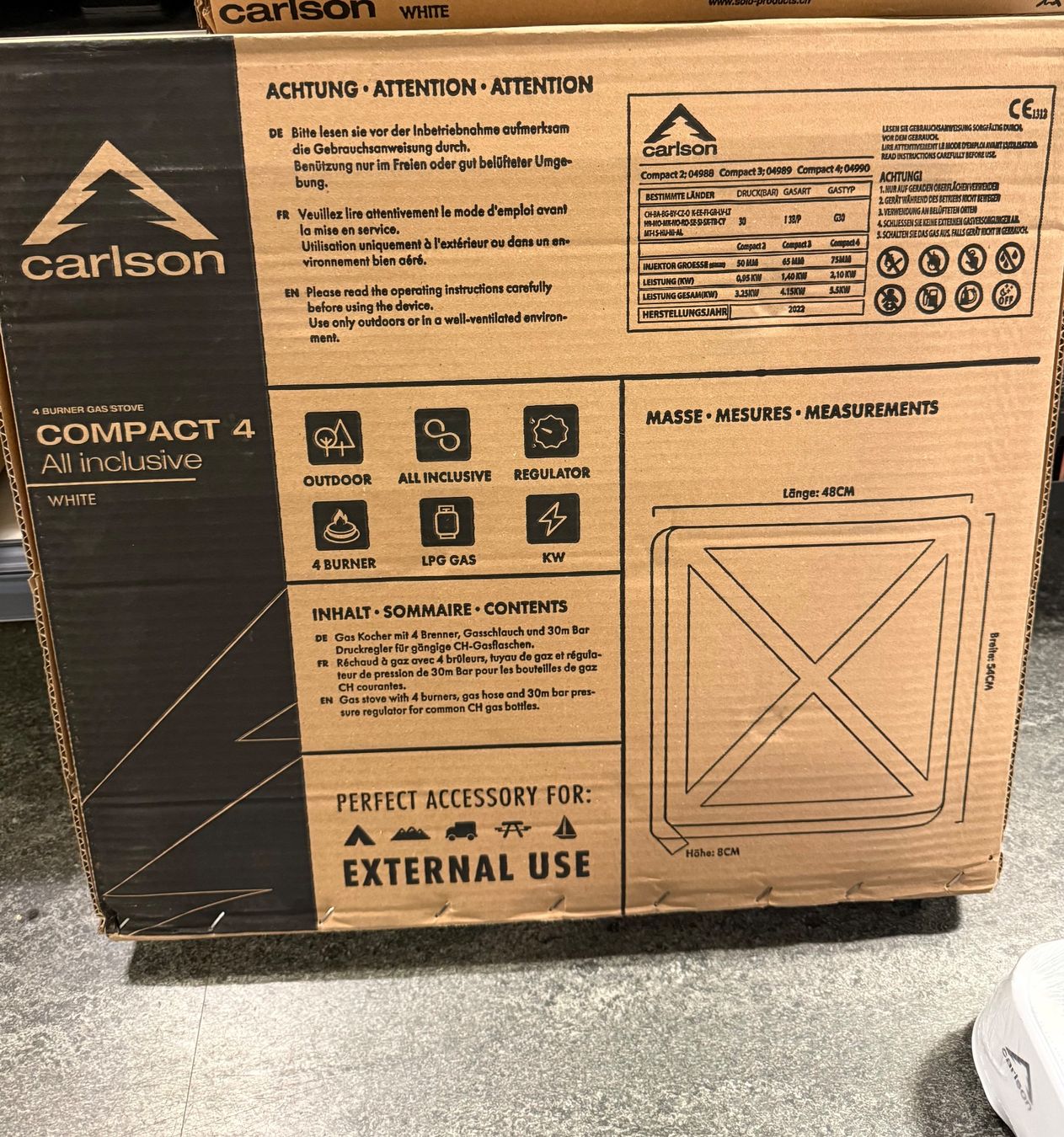 Herde: Gaskocher Compact 4 All inclusive NEU! – Neu und originalverpackt aus Hitzkirch von Reliko 3