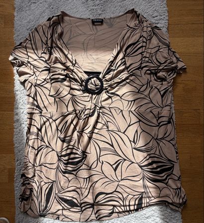 Mia Linea Oberteil Damen Grösse XL braun floral