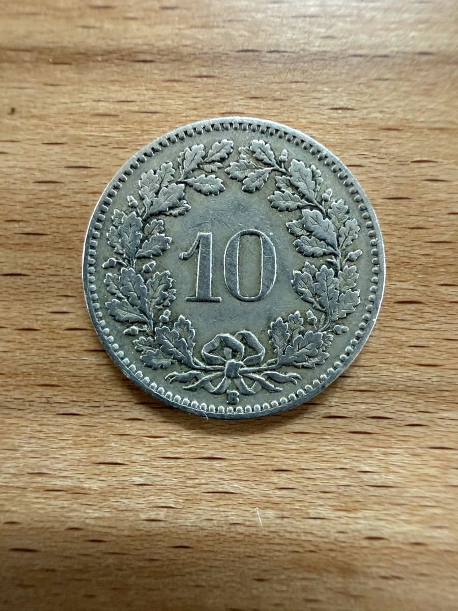 Tutti le monete: 10 Rappen Münze 1921 – Usato da Grenchen venduto da Bastet007 2