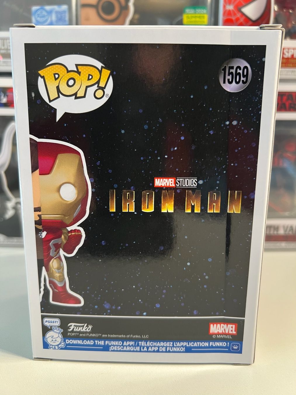 Funko Statuette: Funko POP! Marvel Split Tony Stark / Iron Man Edit. Limitée – Nuovo e nell'imballaggio originale da Le Mouret venduto da perfectbijou 2