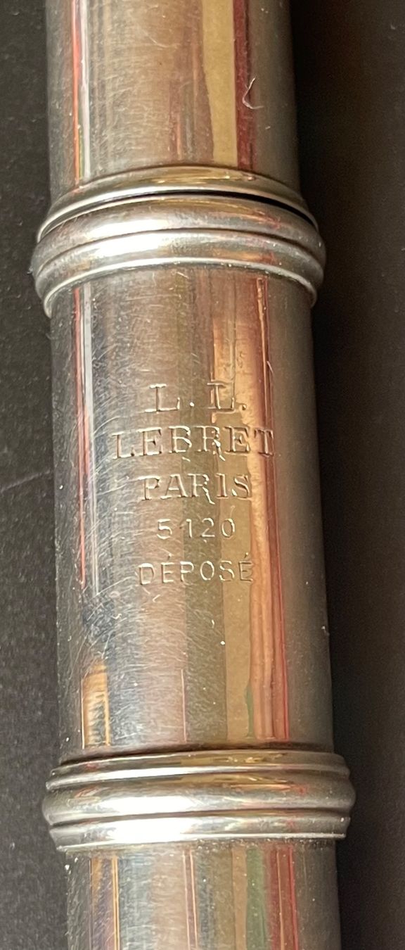 Strumenti musicali: Louis Leon Lebret ,Paris, Querflöte, 5120 , Déposé – Usato da Basel venduto da TOMFAN 7
