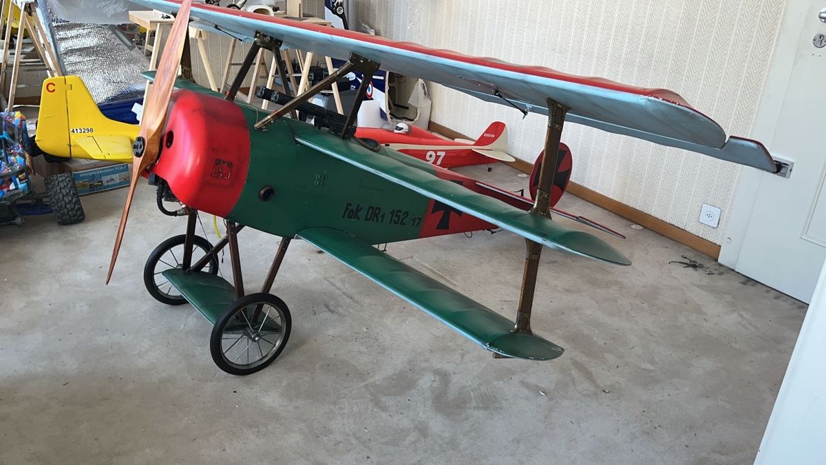 RC Modellbau: Fokker Dr1 1/3  – Gebraucht aus Chêne-Bougeries von Varioskyfox1982
