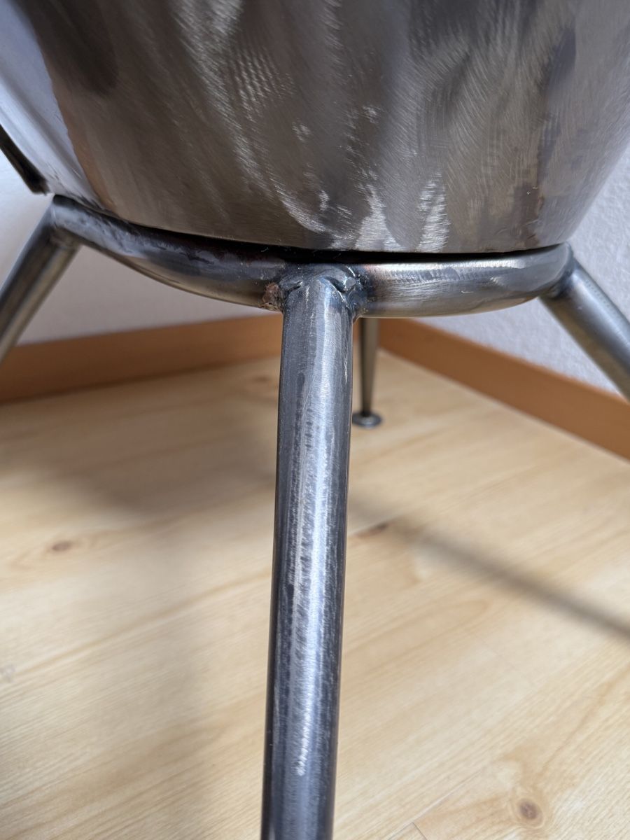 Sedie: Schöner Metallstuhl Einzelstück – Usato da Stettlen venduto da Javelin5 3