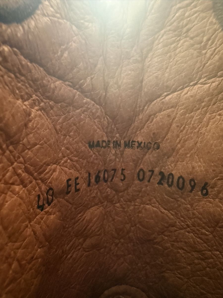 Herrenschuhe: Western Boots Leder Grösse 40 dunkelbraun hellbraun – Gebraucht aus Bellikon von alinem323 6