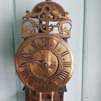 Très ancienne horloge capucine à 1 seule aiguille