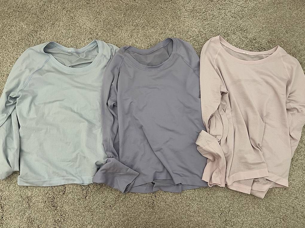 Lululemon T-shirt: Lululemon Swiftly Tech Long-Sleeve Grösse 12 – Usato da Affeltrangen venduto da lavivala