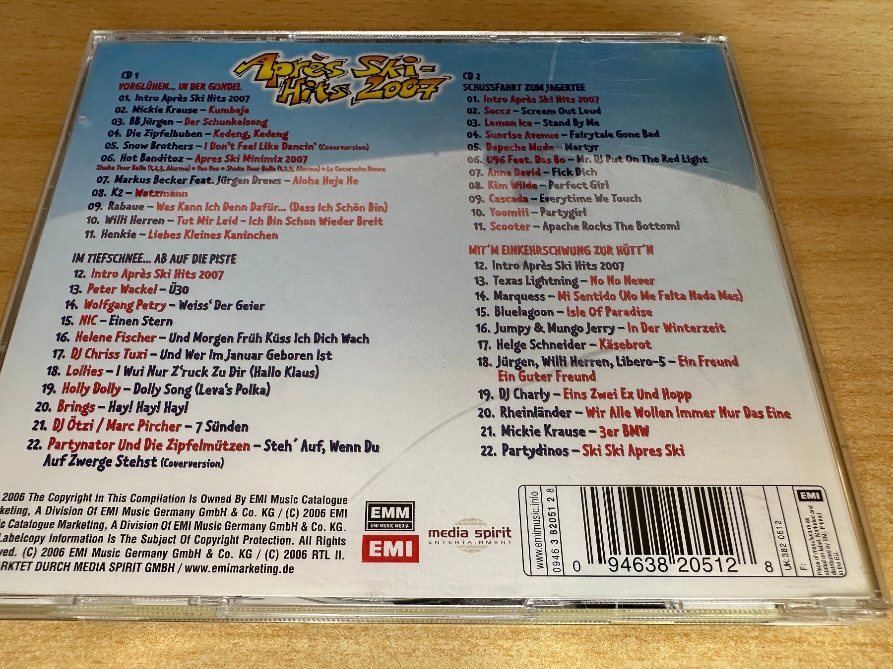 CDs: C3 Various – Après Ski-Hits 2007 - 2 CD – Gebraucht aus Rikon im Tösstal von Alpenmutz 1