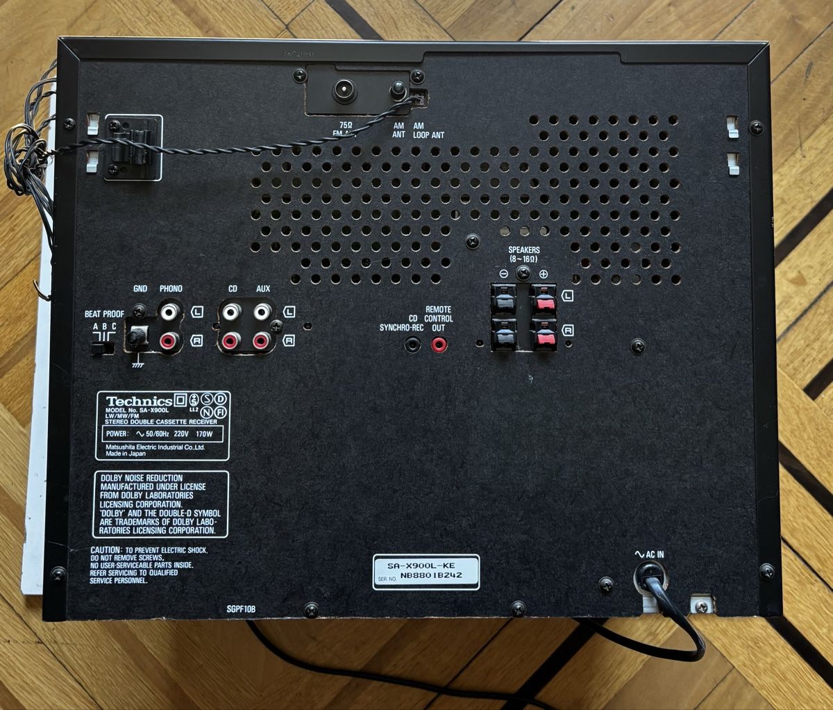 Technics Amplificateurs: Technics SA-K900XL complet fonctionne bien – D'occasion à Neuchâtel par Deivid2 5