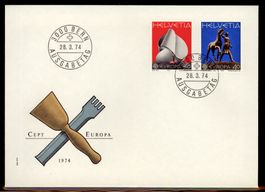 1974, FDC, Europa (556–557)