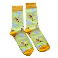 Socken Bienen / Bees / Blumen / Flowers