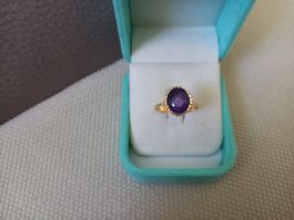 Sehr schöner antiker Damenring mit Amethyst ab 1Fr