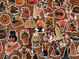 Über 50 coole Halloweenstickers - 5-7 CM - neu!!!