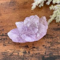✲ Amethyst Rose Blume ✲ 53g / 55mm Flower Skulptur