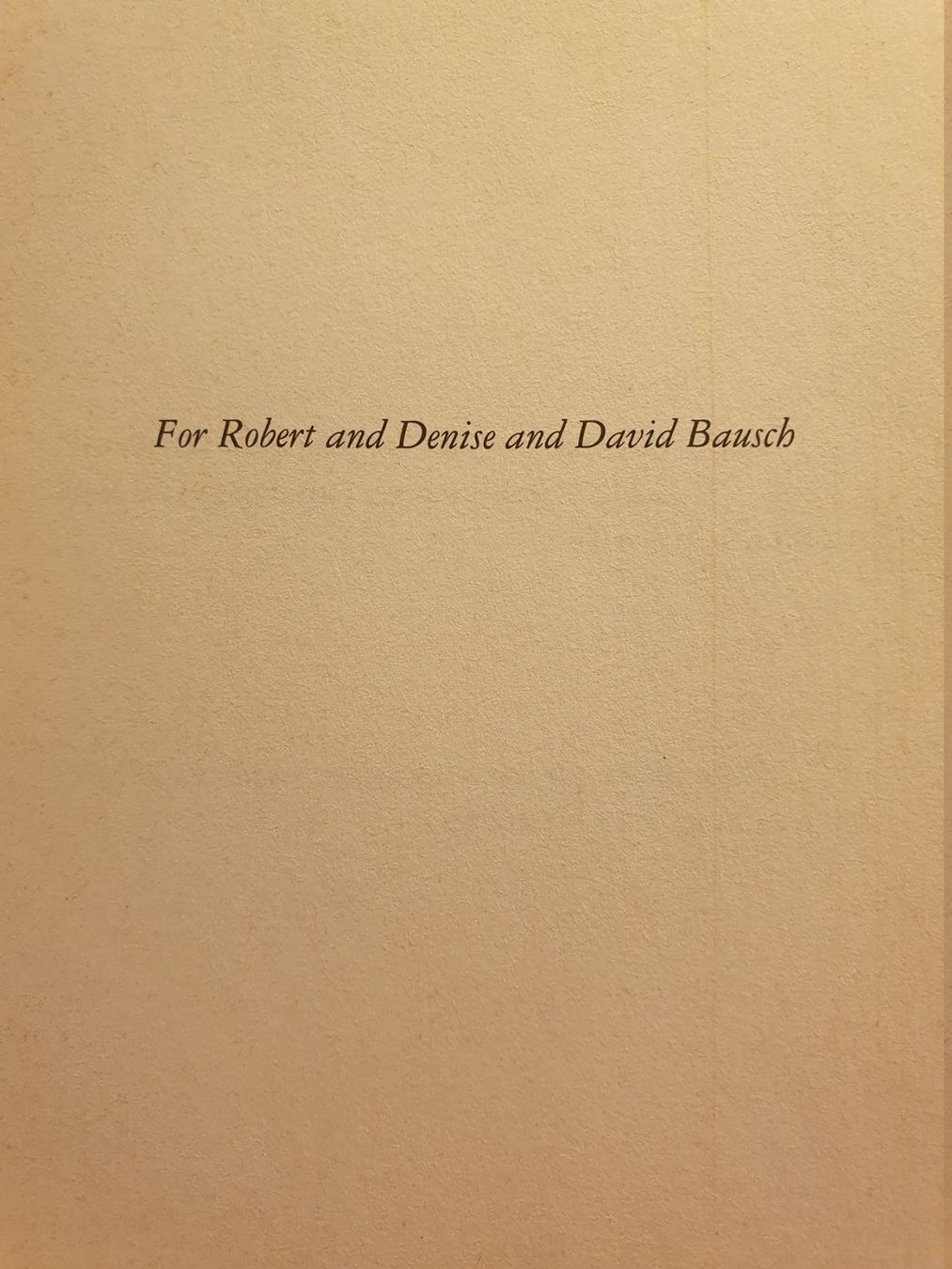 Libri: Thanksgiving Night - Richard Bausch – Usato da Zürich venduto da loosebone 2