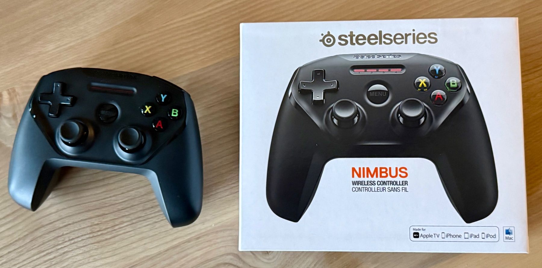 Steelseries Manettes: SteelSeries Nimbus Wireless Gaming Controller – D'occasion à Heimiswil par Baernu