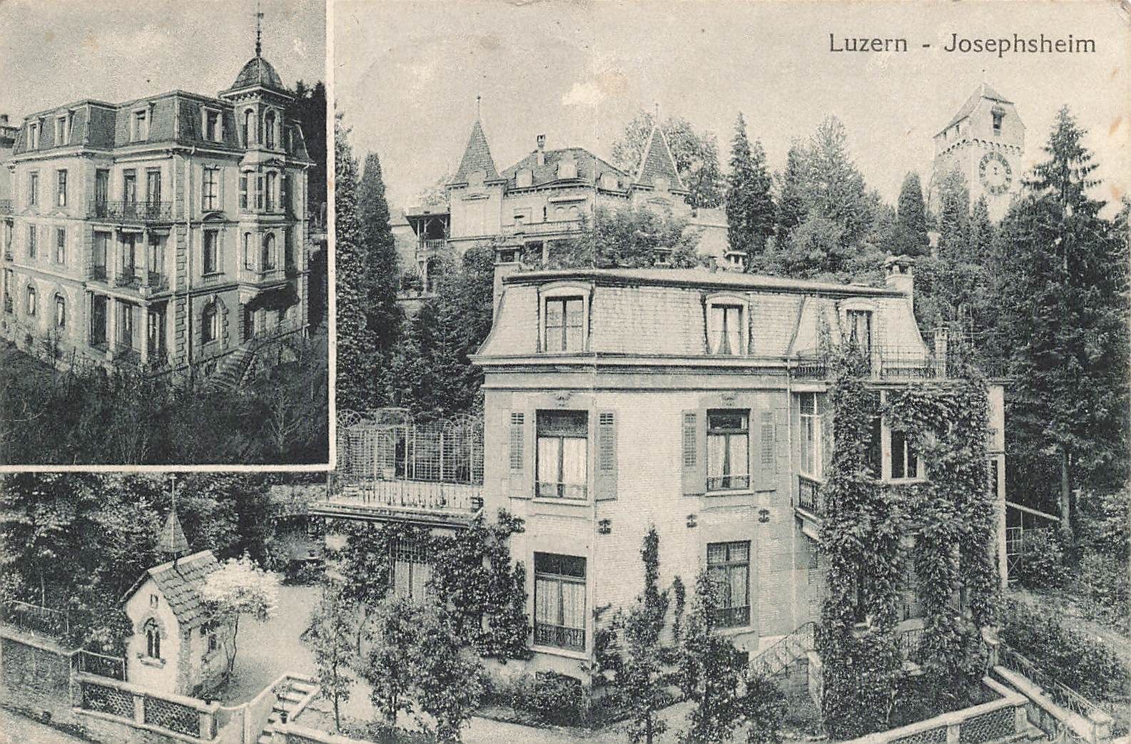 Cartoline postali: Luzern LU Josephsheim – Usato da Biasca venduto da Blenio71