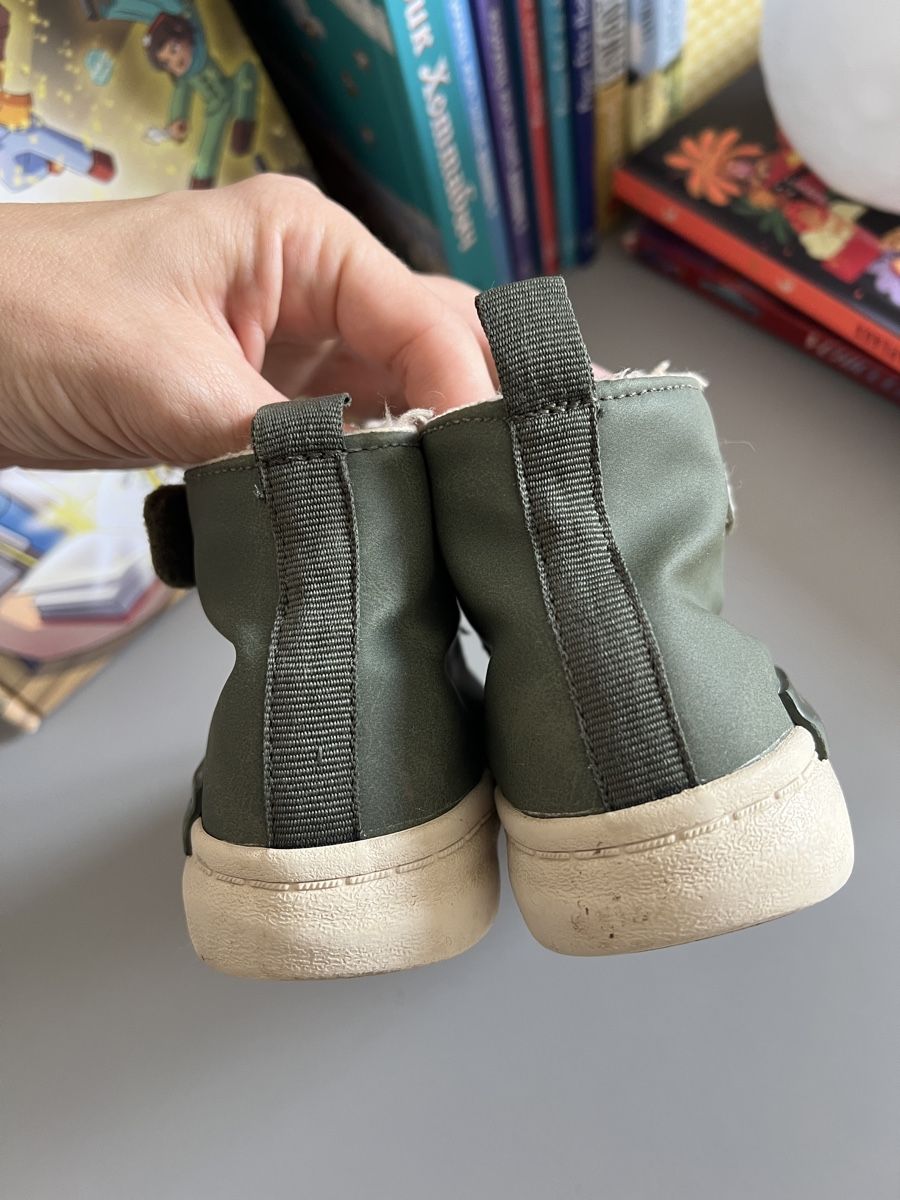 Chaussures garçon: Baskets montantes vertes taille 26 – D'occasion à Renan BE par Mme_balec 3