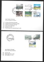 2 FDC Serie 943-951 ET 10.3.1998 und 8.8.1998