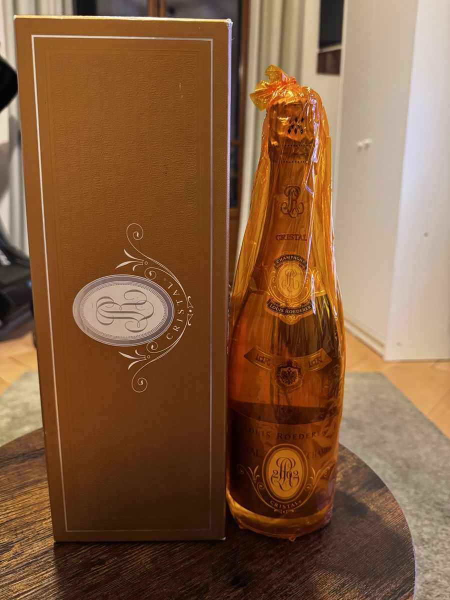 Louis Roederer Altro: Louis Roederer Cristal Champagne 2002 – Nuovo e nell'imballaggio originale da Genève venduto da mai_xtl6