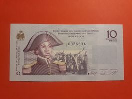 HAITI - 10 Gourdes 2010 UNC (J6376534)