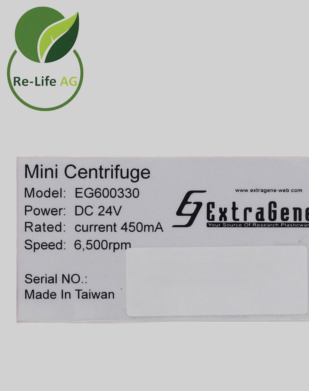 Tutte le macchine: ExtraGene | EG600330 | Mini Centrifuge – Usato da Reinach BL venduto da Re-LifeAG_Labor2 2