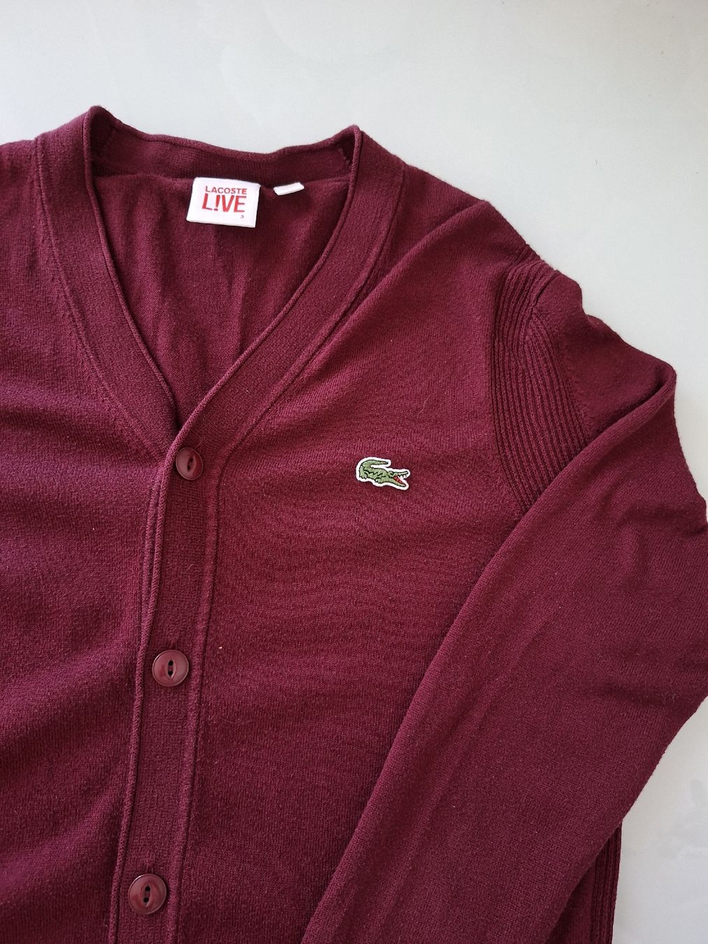 Lacoste Maglioni & Felpe: Cardigan Lacoste LIVE bordeaux, taille S,  – Usato da Renens VD venduto da ser_j2fn 5