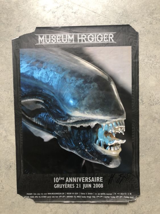 H.R. Giger Museum Plakat signiert im 2010 (Gebraucht) in St. Gallen für ...