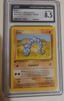 Rara carta Pokémon Onix 1999 tedesco, prima edizione!