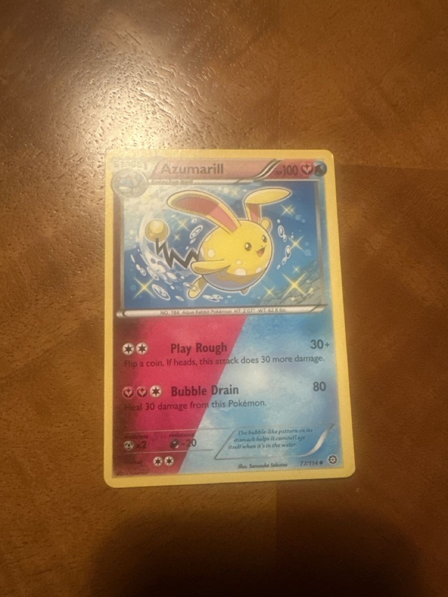 Pokémon Sammelbilder & Trading cards: 2016 Pokemon Azumaril – Gebraucht aus Villnachern von eli_5dxq