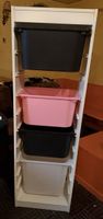 Praktisches Aufbewahrungsregal mit 4 Boxen | Organisation