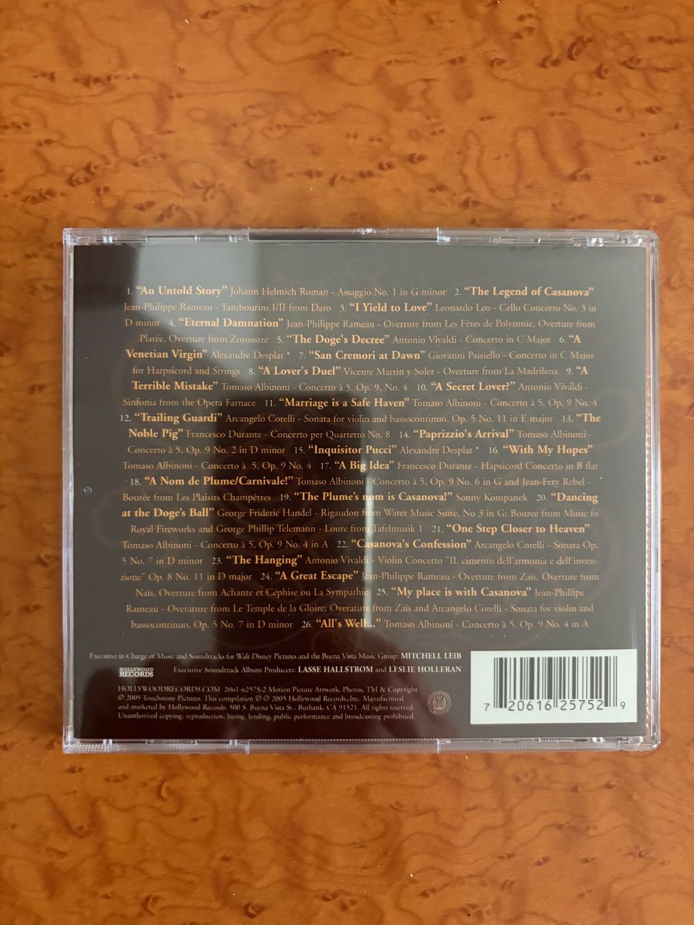 CD: CD CASANOVA PAR ALEXANDRE DESPLAT – Usato da Geneve venduto da tigre69 1