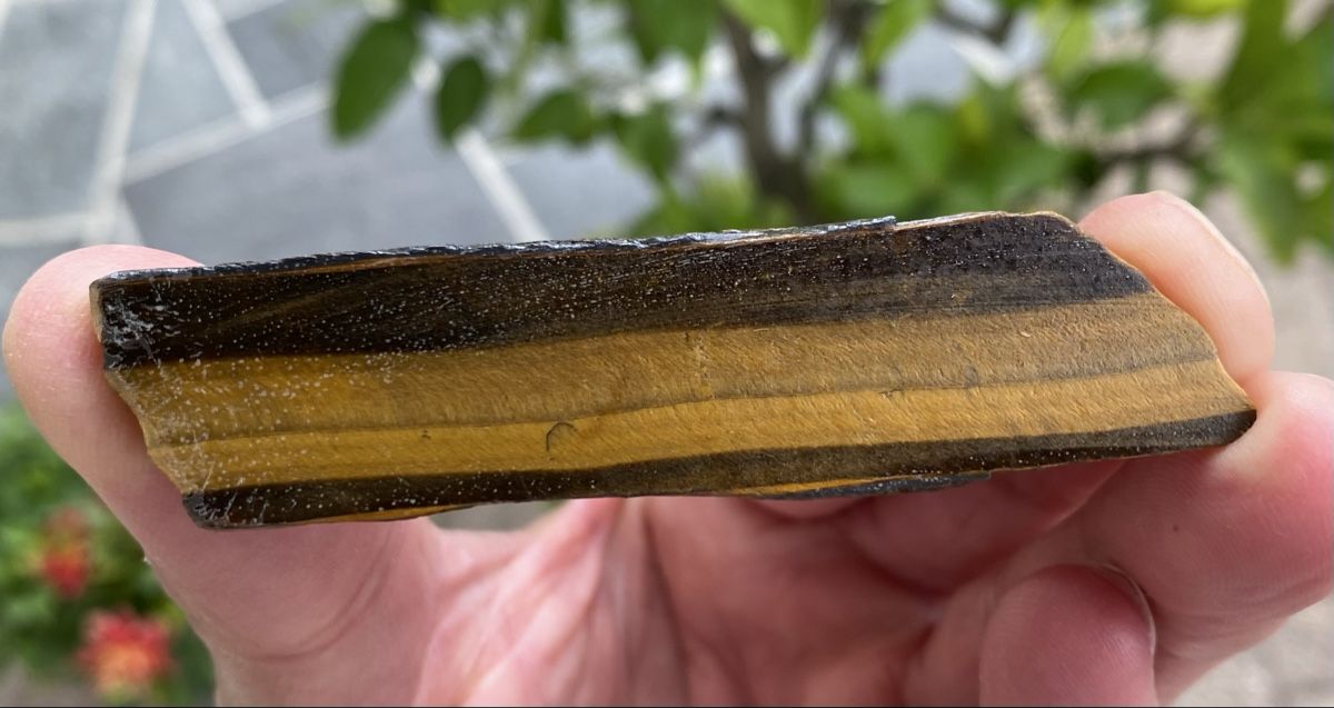 Minerali & Pietre curative: Schönes Stück Tigerauge  – Usato da Selzach venduto da 321compac 8