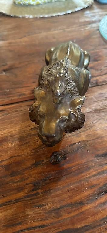 Figuren: Löwe Figur Bronze 1,55kg L 22cm – Gebraucht aus Basel von Joshy03 2