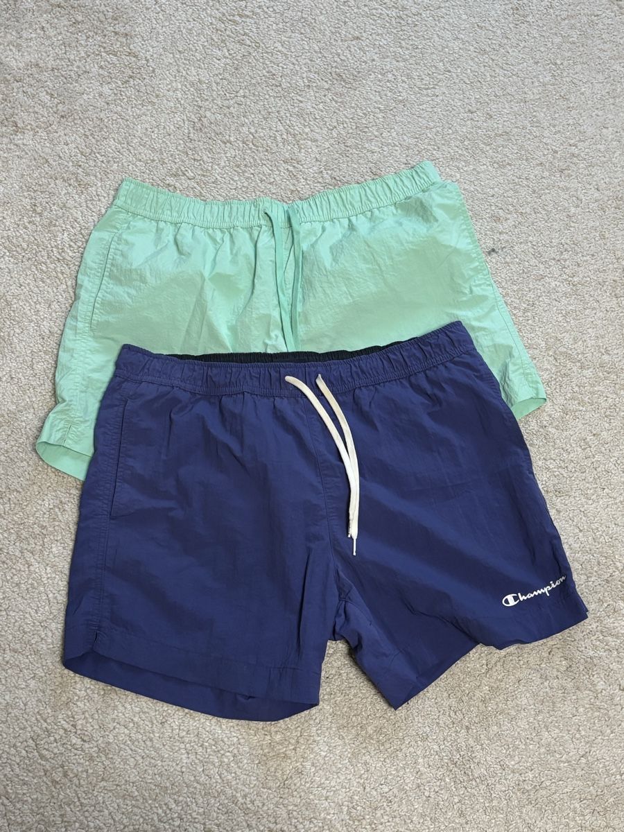 Champion Pantaloni: 2x Badehose Champion Gr. L – Usato da Basel venduto da Rose9917