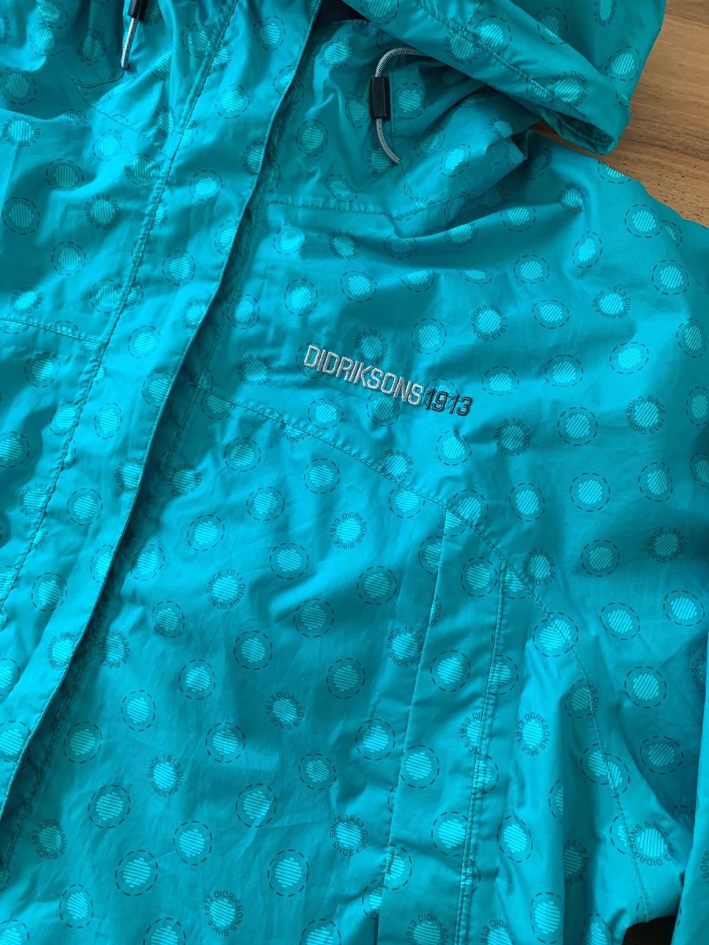Didriksons Giacche: DIDRIKSONS Traum Regenjacke türkis Gr. 42 – Nuovo (secondo la descrizione) da Meiringen venduto da Jackwashere 1