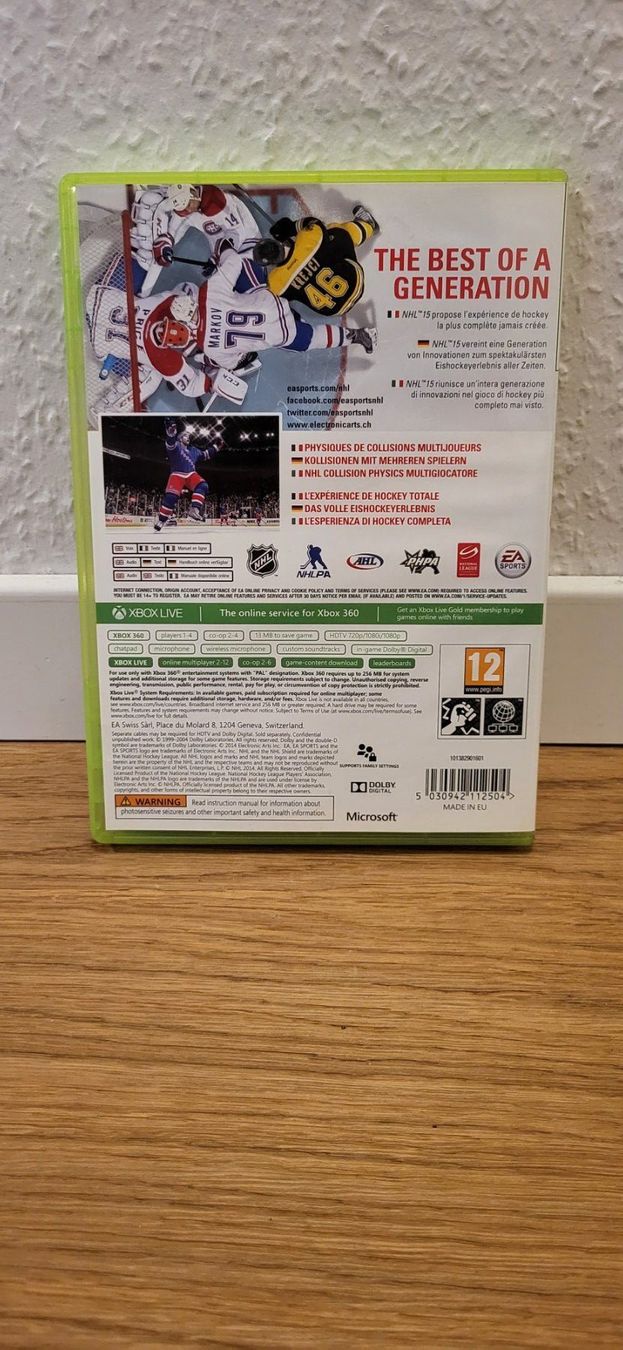 Microsoft Giochi: Xbox 360 - NHL 15 – Usato da Münsingen venduto da Heroism2010 1