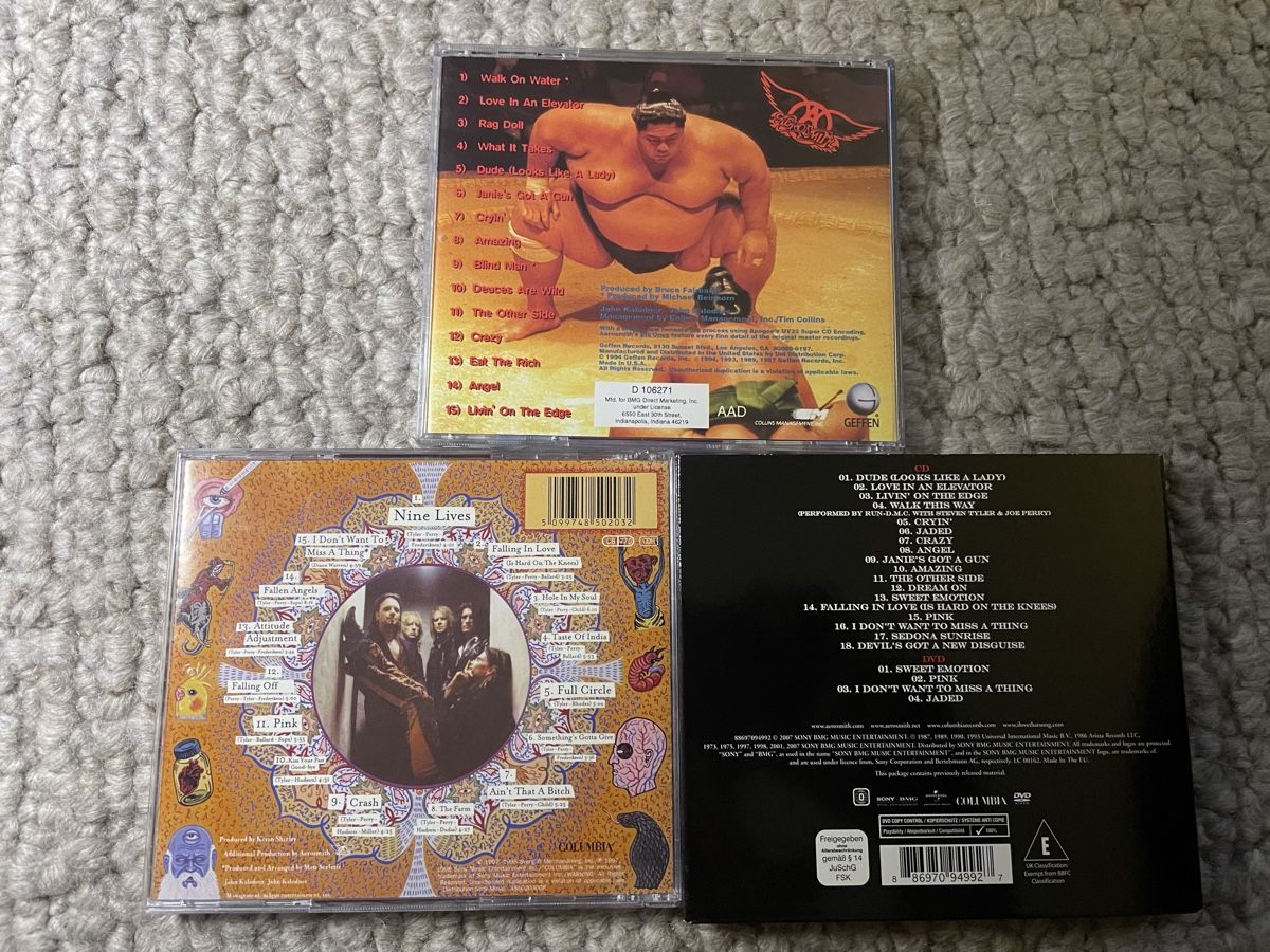CDs: 3x Aerosmith – Gebraucht aus Reinach AG von trigger7811 2
