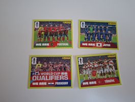 4 autocollants Panini FIFA World Cup 2026 neufs
