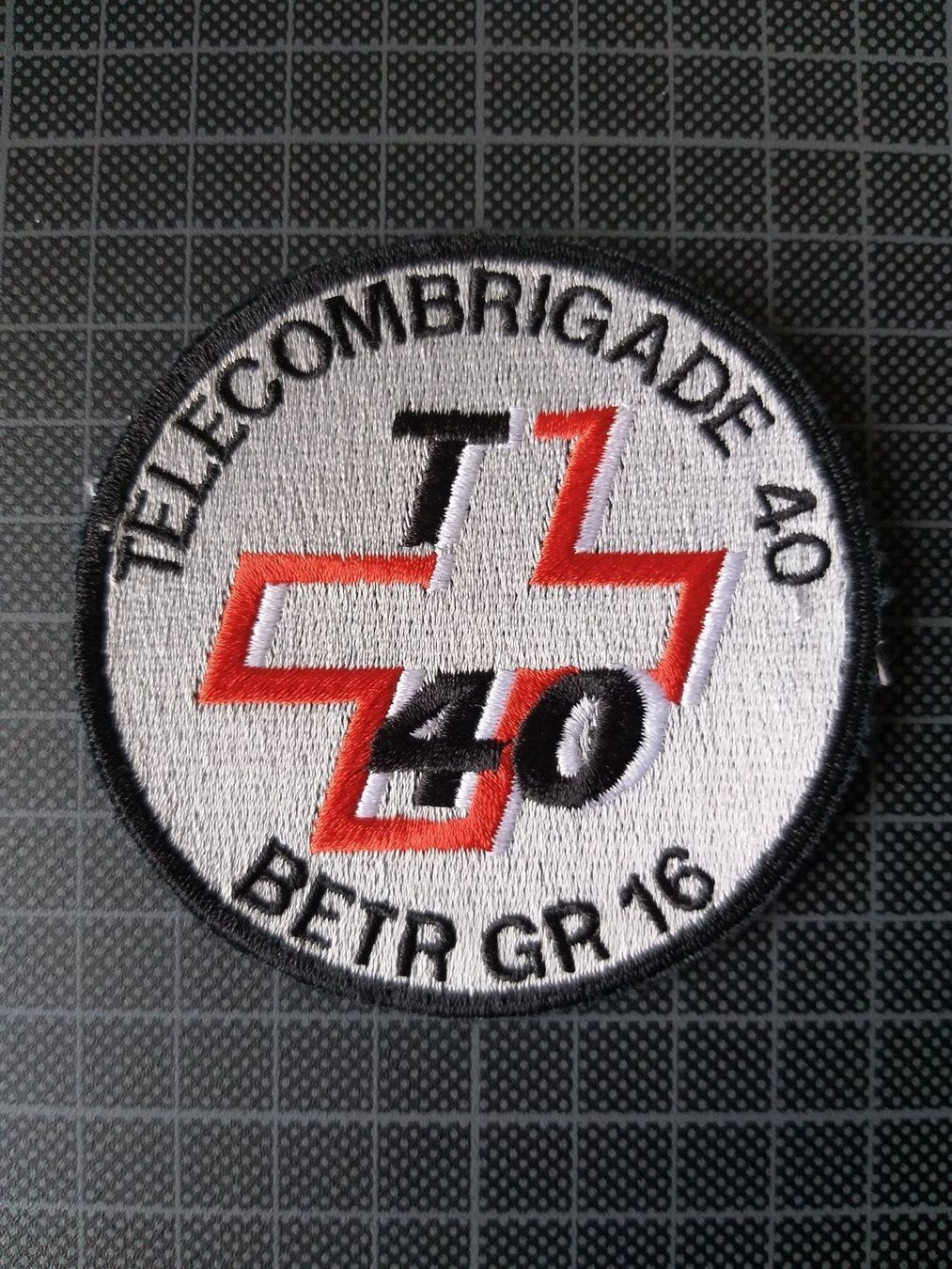 Placchette & Badge: Verbandsabzeichen TELECOMBRIGADE 40 BETR – Usato da Bauma venduto da SwissMilitaria