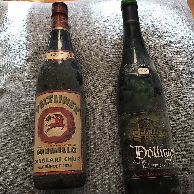 Vino: Zwei alte Weine Ventliner u Döttinger – Nuovo e nell'imballaggio originale da Uzwil venduto da Steini27