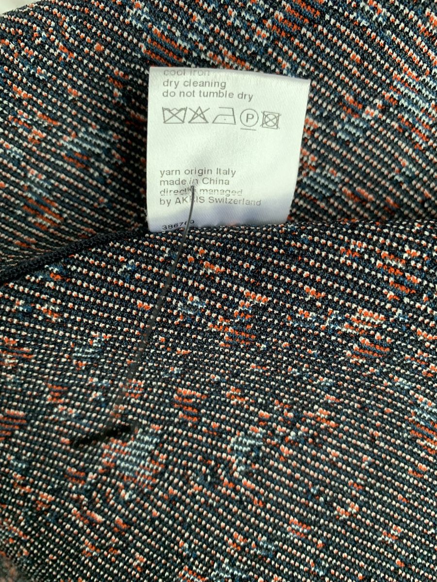 Akris Vestiti: AKRIS: Herrlich gemustertes blaues Kleid, 36 – Nuovo (secondo la descrizione) da Luzern venduto da designluzern 6