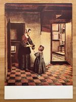 AK mit Kunst von Pieter de Hooch