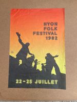affiche originale Paléo festival Nyon 1982