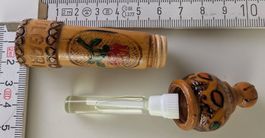 Rosenwasser Parfüm, Handgeschnitzt, Vintage, Bulgaria