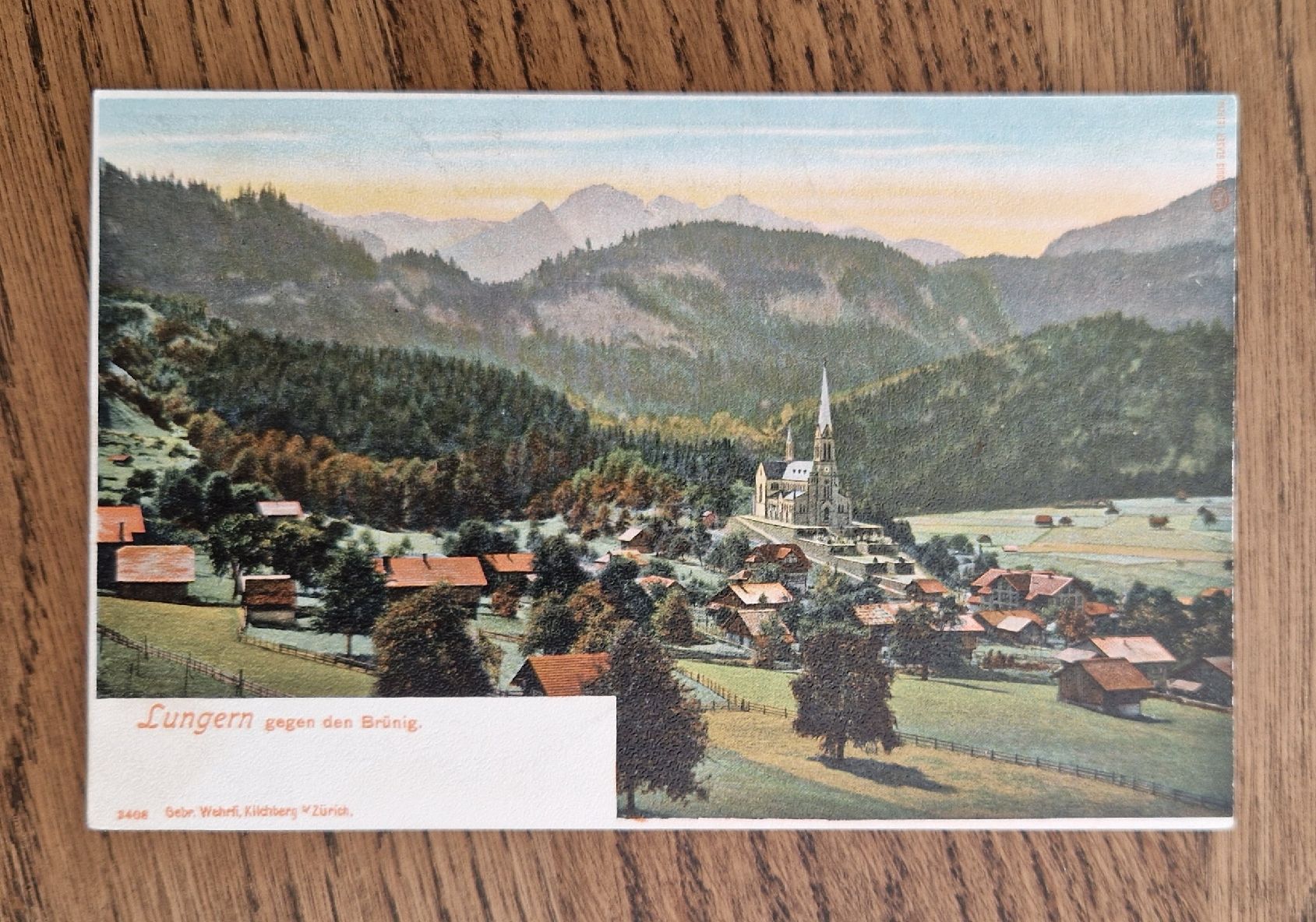 Cartoline postali: Lungern gegen den Brünig – Usato da Ebikon venduto da Donar50