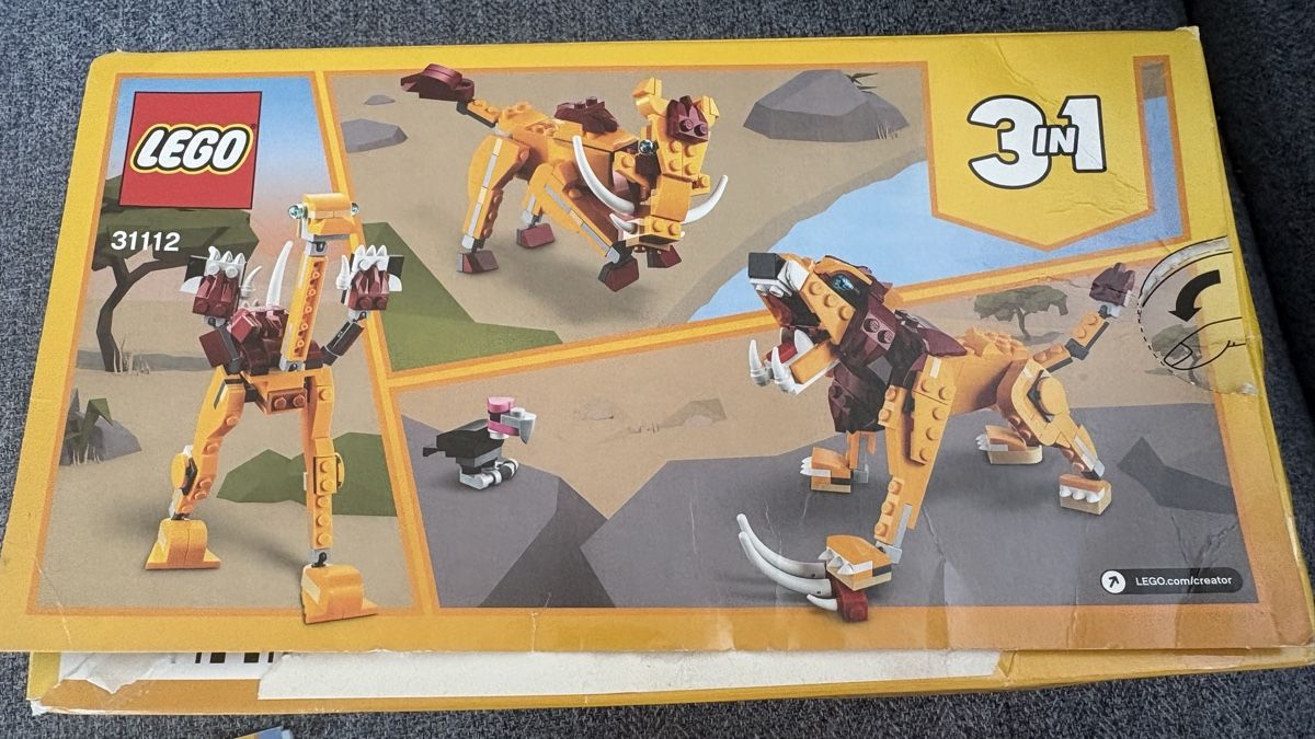 Lego Kit di costruzioni: Lego Creator 31112 3 in 1 Wilder Löwe – Usato da Uster venduto da Trisha5